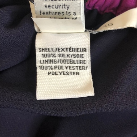 DVF Silk Skirt Abstract Print NWT sz M - Picture 8 of 8